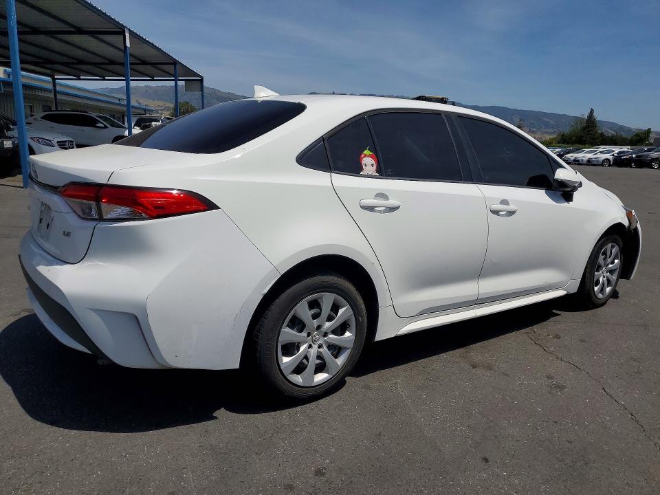 2020 Toyota VIN 5YFEPRAE7LP117617 COPART salvage auction — FRONT END, Ca - Salvage Certificate, sold $3,350 on 2026-07-07 (photo 3)