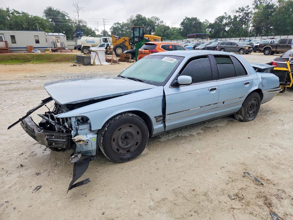 2003 Mercury Grand marquis VIN 2MEFM74W13X645668 COPART salvage auction — FRONT END, Fl - Cert Of Title Slvg Rebuildable, sold $250 on 2026-07-28 (photo 1)