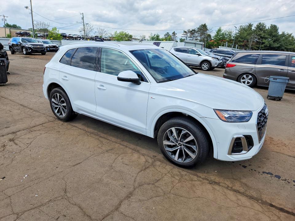2023 Audi Q5 VIN WA1FAAFY4P2164015 COPART salvage auction — SIDE, Ct - Cert Of Title-Salvage, sold $17,600 on 2026-07-07 (photo 4)