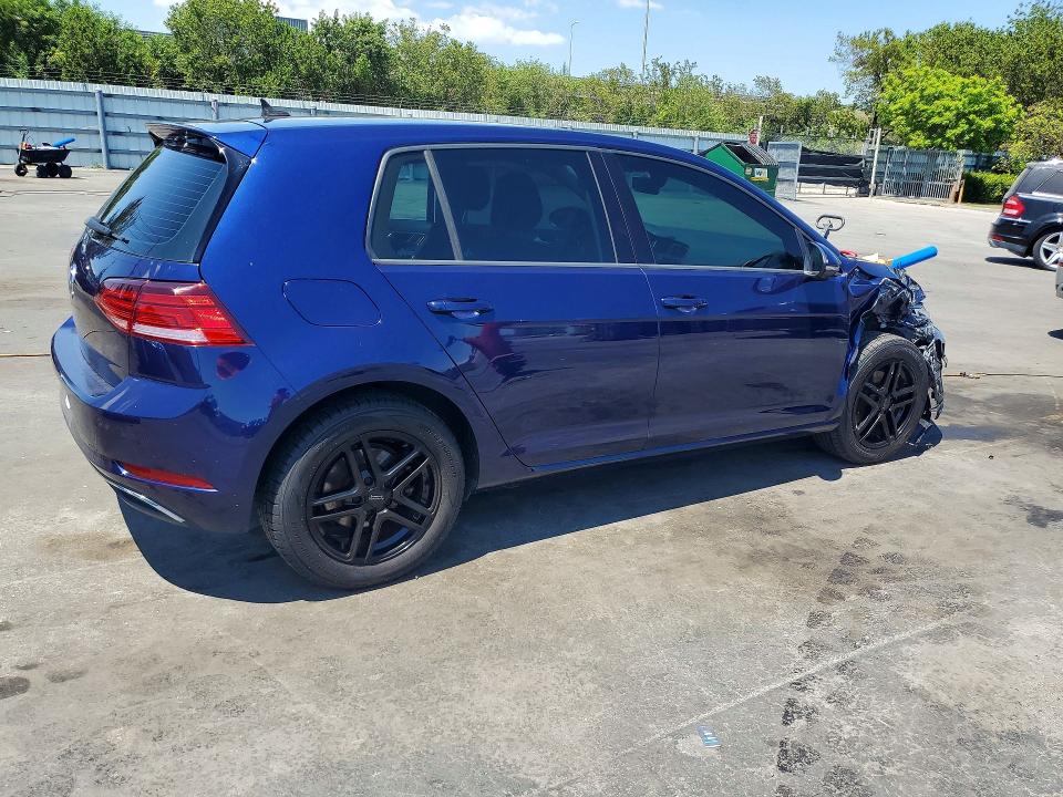 2017 Volkswagen Golf VIN WVWKR7AU8HW950866 COPART salvage auction — FRONT END, Fl - Cert Of Title Slvg Rebuildable, sold $2,900 on 2026-07-06 (photo 3)
