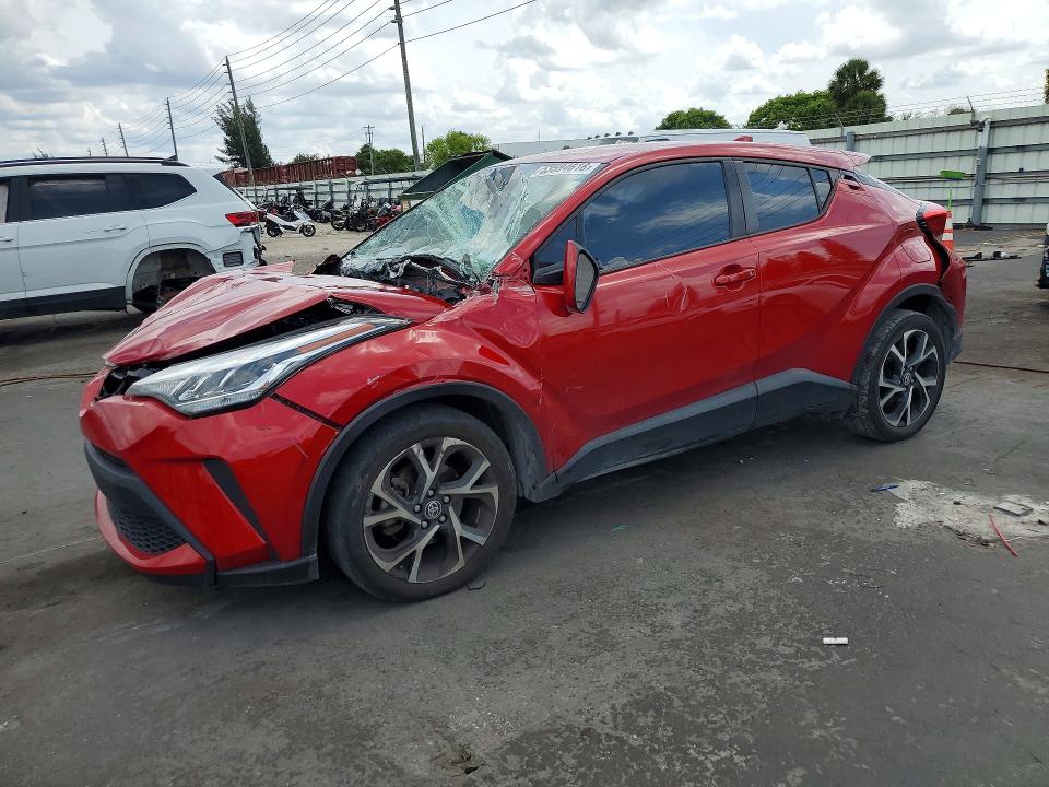 2021 Toyota C-hr VIN NMTKHMBX0MR139100 COPART salvage auction — FRONT END, Fl - Certificate Of Destruction, sold $3,300 on 2026-07-13 (photo 1)