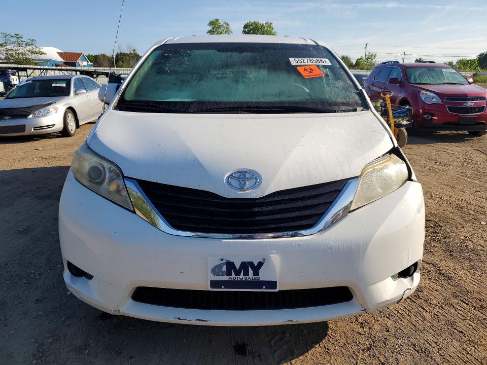 2011 Toyota Sienna VIN 5TDKK3DC1BS050480 COPART salvage auction — SIDE, Oh - Cert Of Title-Salvage, sold $80 on 2026-07-23 (photo 5)
