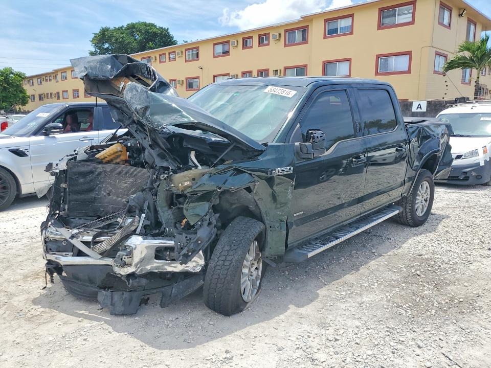 2016 Ford F-150 VIN 1FTEW1EP5GFB64917 COPART salvage auction — FRONT END, Fl - Cert Of Title Slvg Rebuildable, sold $2,300 on 2026-07-02 (photo 1)