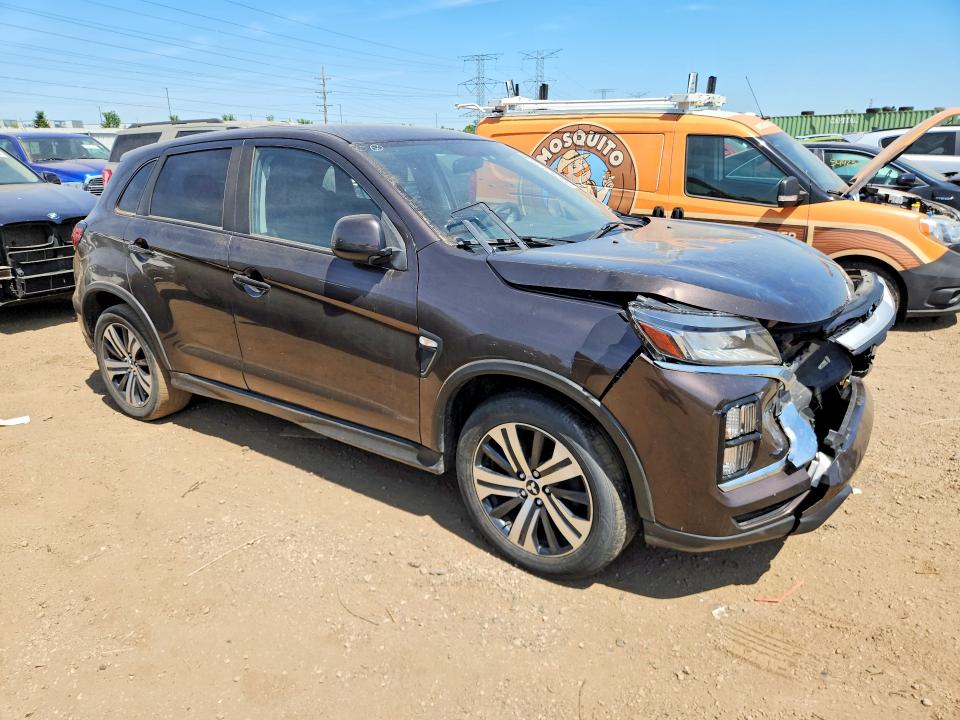 2020 Mitsubishi Outlander VIN JA4AP3AU1LU016525 COPART salvage auction — FRONT END, Il - Certificate Of Title (P), sold $4,500 on 2026-07-09 (photo 4)