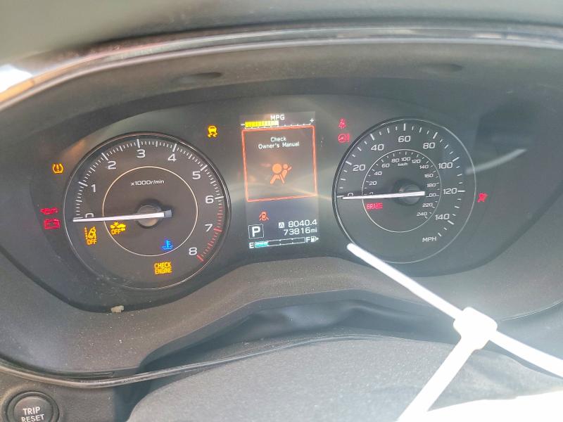 2023 Subaru Impreza VIN 4S3GTAB66P3701728 COPART salvage auction — ROLLOVER, Ca - Salvage Certificate, sold $650 on 2026-07-17 (photo 9)