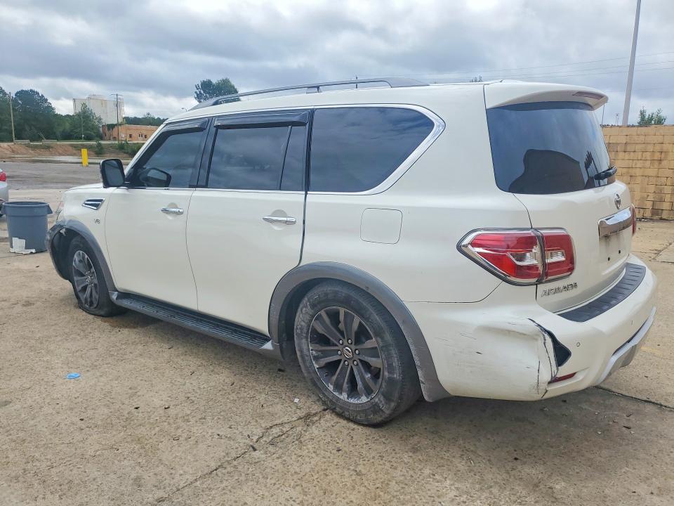 2018 Nissan Armada VIN JN8AY2NC3J9558762 COPART salvage auction — FRONT END, Sc - Cert Of Title-Salvage, sold $9,100 on 2026-07-17 (photo 2)