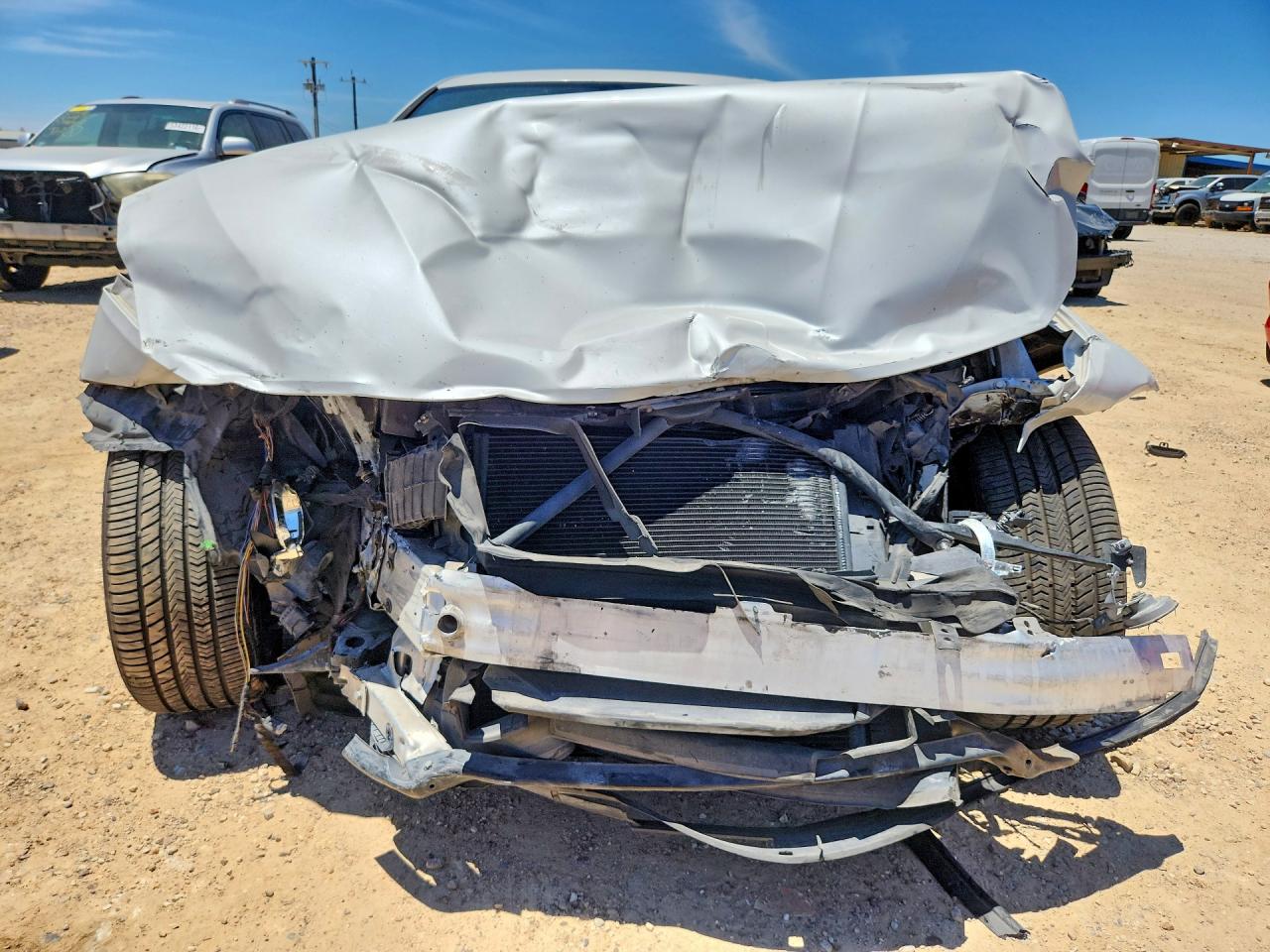 2018 BMW 4 Series VIN WBA4J1C51JBG76295 COPART salvage auction — Front End, TX - SALVAGE VEHICLE TITLE (P), sold $425 on 2026-07-09 (photo 5)
