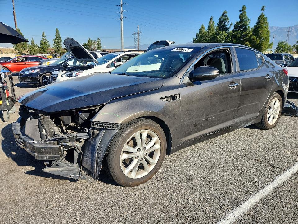 2012 Kia VIN 5XXGM4A72CG033221 COPART salvage auction — FRONT END, Ca - Salvage Certificate, sold $1,100 on 2026-07-07 (photo 1)