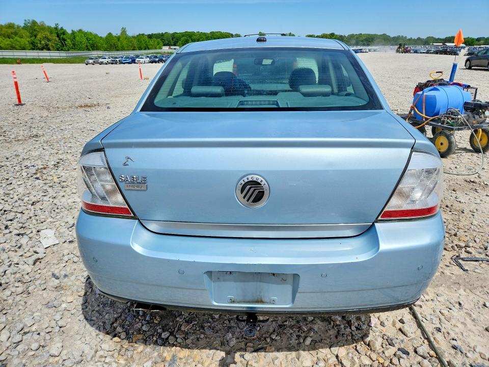 2009 Mercury Sable VIN 1MEHM42W39G614625 COPART salvage auction — FRONT END, Mi - Certificate Of Title, sold $1,100 on 2026-07-02 (photo 6)