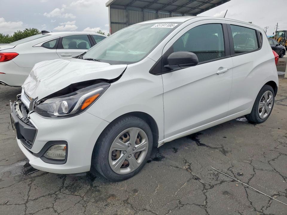 2021 Chevrolet Spark VIN KL8CB6SA2MC733695 COPART salvage auction — FRONT END, CA - SALVAGE CERTIFICATE, sold $2,000 on 2026-07-27 (photo 1)