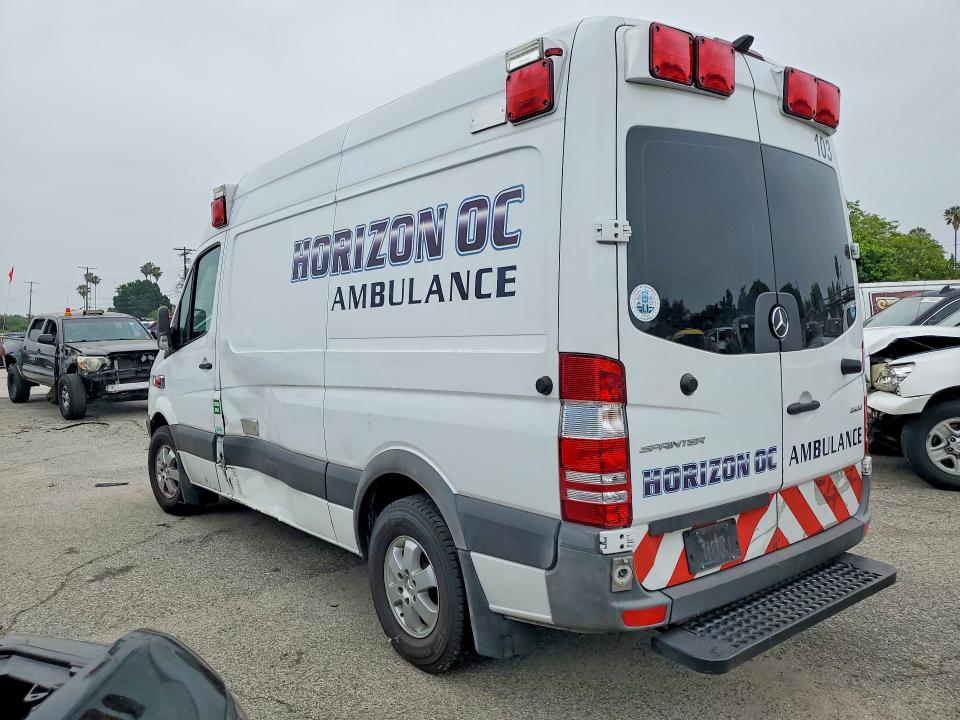 2017 Mercedes-benz Sprinter VIN WDAPE7CD6HP412176 COPART salvage auction — SIDE, CA - SALVAGE CERTIFICATE, sold $1,650 on 2026-07-15 (photo 2)