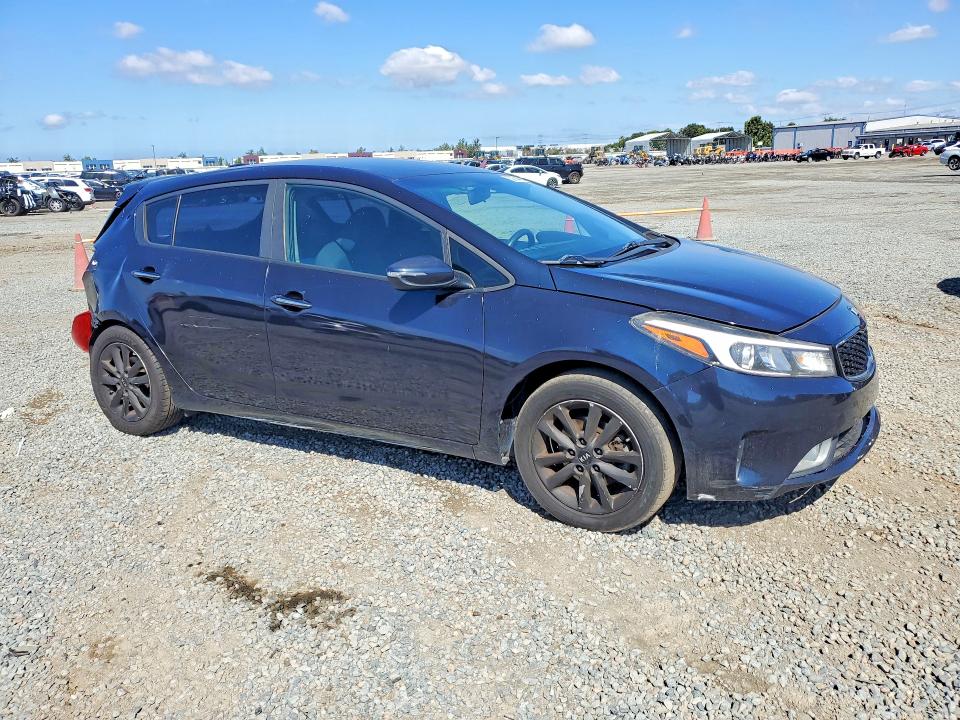 2017 Kia VIN KNAFK5A85H5706754 COPART salvage auction — REAR END, Ca - Salvage Certificate, sold $850 on 2026-07-02 (photo 4)