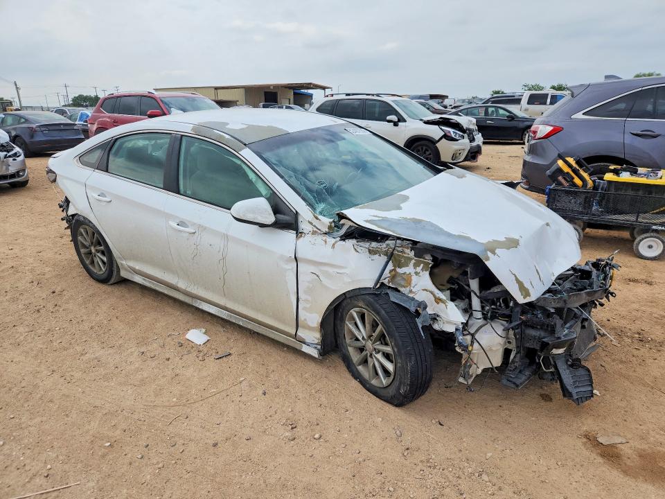 2019 Hyundai Sonata VIN 5NPE24AF3KH737905 COPART salvage auction — REAR END, Tx - Salvage Vehicle Title, sold $325 on 2026-07-09 (photo 4)