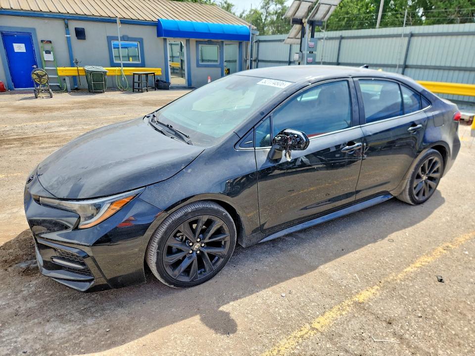 2022 Toyota Corolla VIN 5YFS4MCE4NP122921 COPART salvage auction — HAIL, Id - Salvage Certificate Of Title, sold $9,400 on 2026-07-27 (photo 1)
