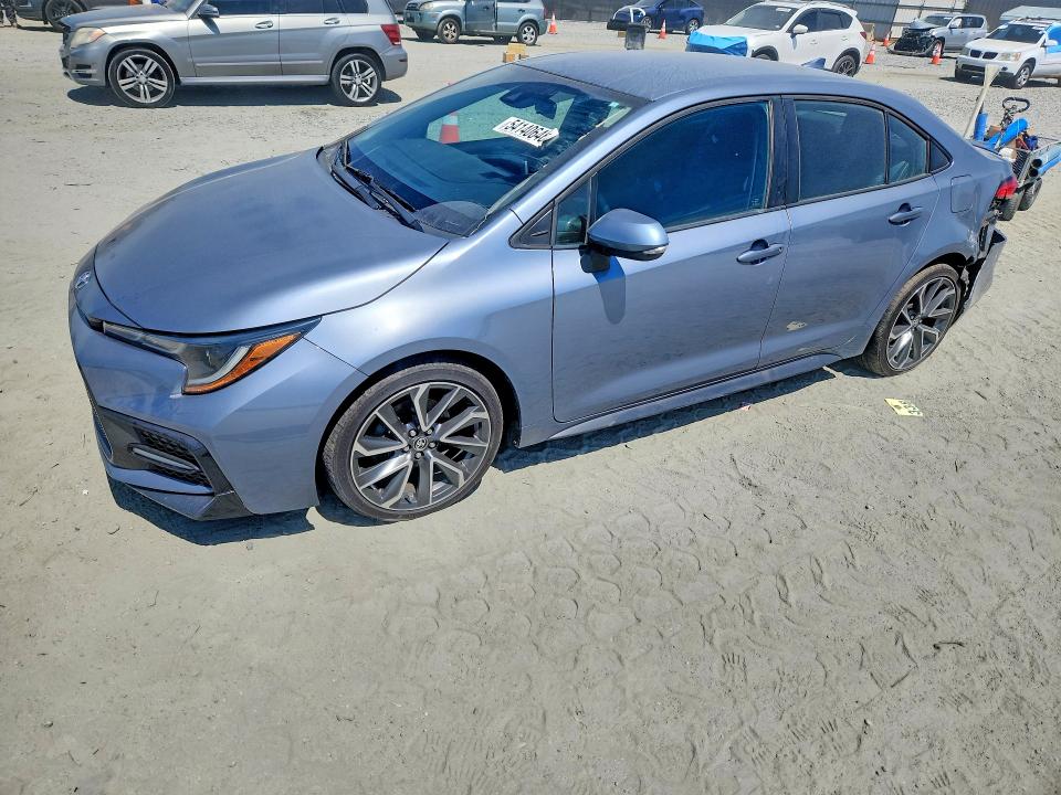 2021 Toyota Corolla VIN 5YFS4MCEXMP094072 COPART salvage auction — REAR END, Sc - Cert Of Title-Salvage, sold $5,200 on 2026-07-27 (photo 1)