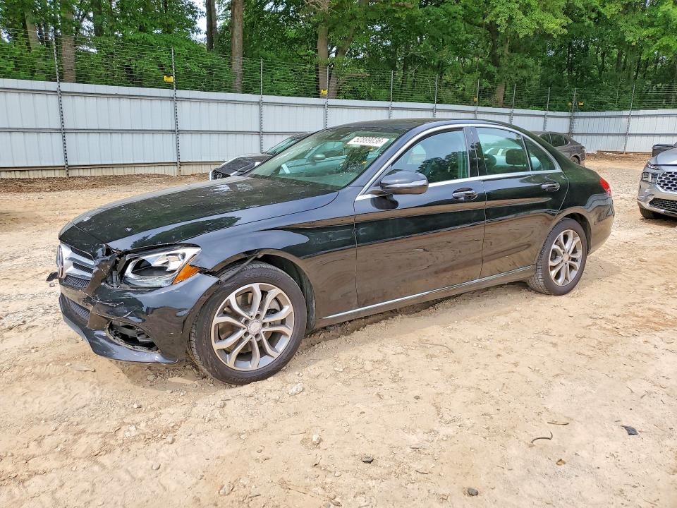 2017 Mercedes-benz C-klasse VIN 55SWF4KB6HU208815 COPART salvage auction — FRONT END, Ga - Cert Of Title-Salvage, sold $5,600 on 2026-07-10 (photo 1)