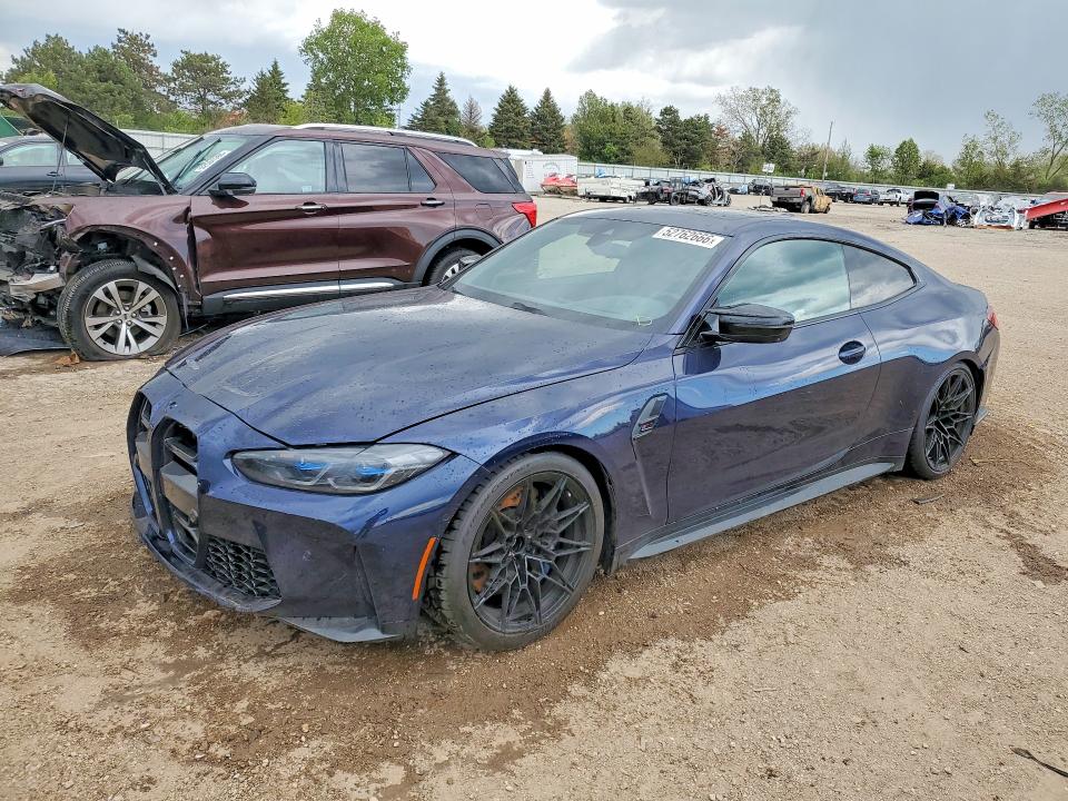 2023 BMW M4 VIN WBS43AZ03PCM20306 COPART salvage auction — FRONT END, Il - Salvage Certificate, sold $26,250 on 2026-07-09 (photo 1)