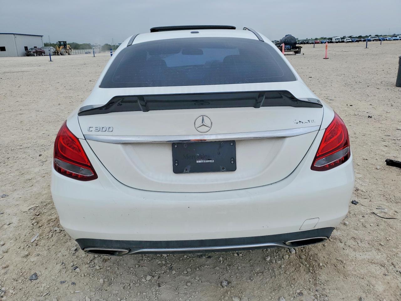 2018 Mercedes-Benz C-Class VIN 55SWF4KB0JU248197 COPART salvage auction — Front End, TX - CERTIFICATE OF TITLE, sold $5,200 on 2026-07-08 (photo 6)