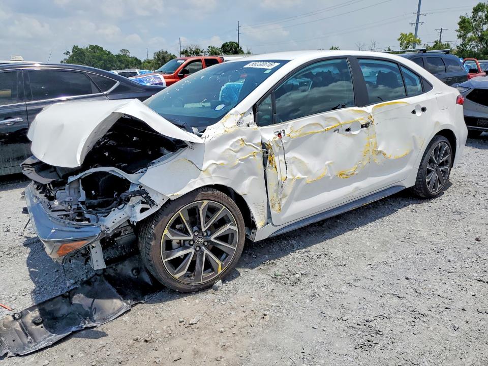 2022 Toyota Corolla VIN 5YFS4MCE4NP136530 COPART salvage auction — FRONT END, Fl - Certificate Of Destruction, sold $3,300 on 2026-07-17 (photo 1)
