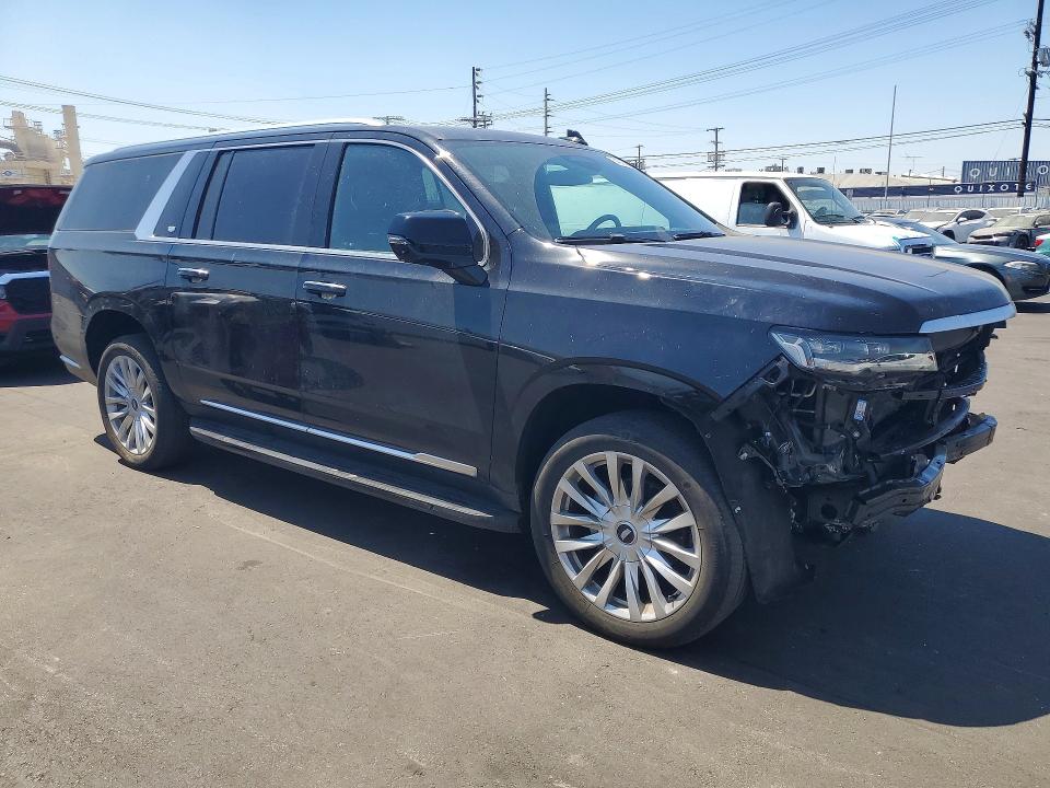 2023 Cadillac Escalade VIN 1GYS4JKL2PR558961 COPART salvage auction — FRONT END, Ca - Salvage Certificate, sold $34,000 on 2026-07-06 (photo 4)