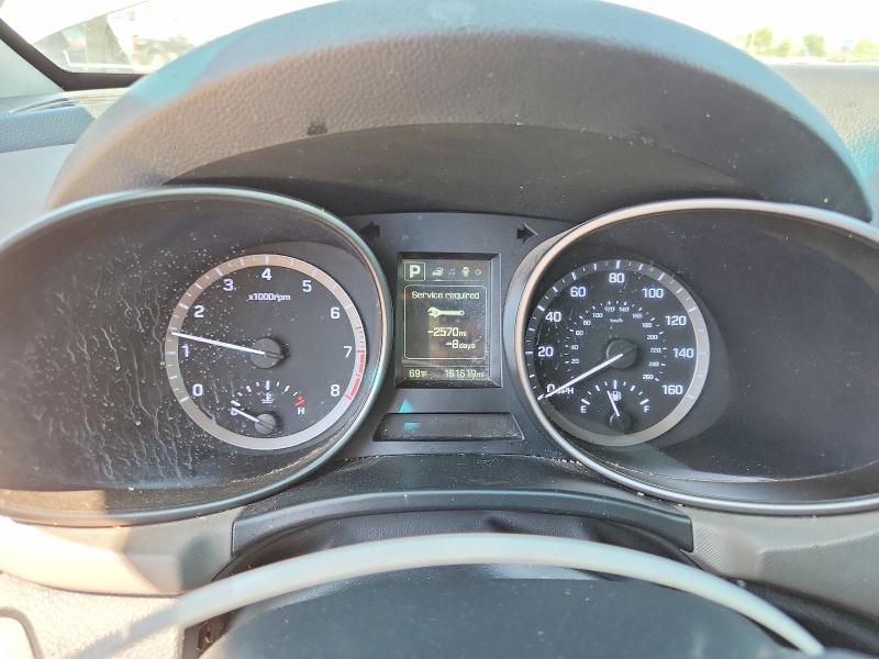 2017 Hyundai Santa fe VIN KM8SMDHF9HU179197 COPART salvage auction — HAIL, Ia - Cert Of Title-Salvage Title, sold $1,500 on 2026-07-08 (photo 9)
