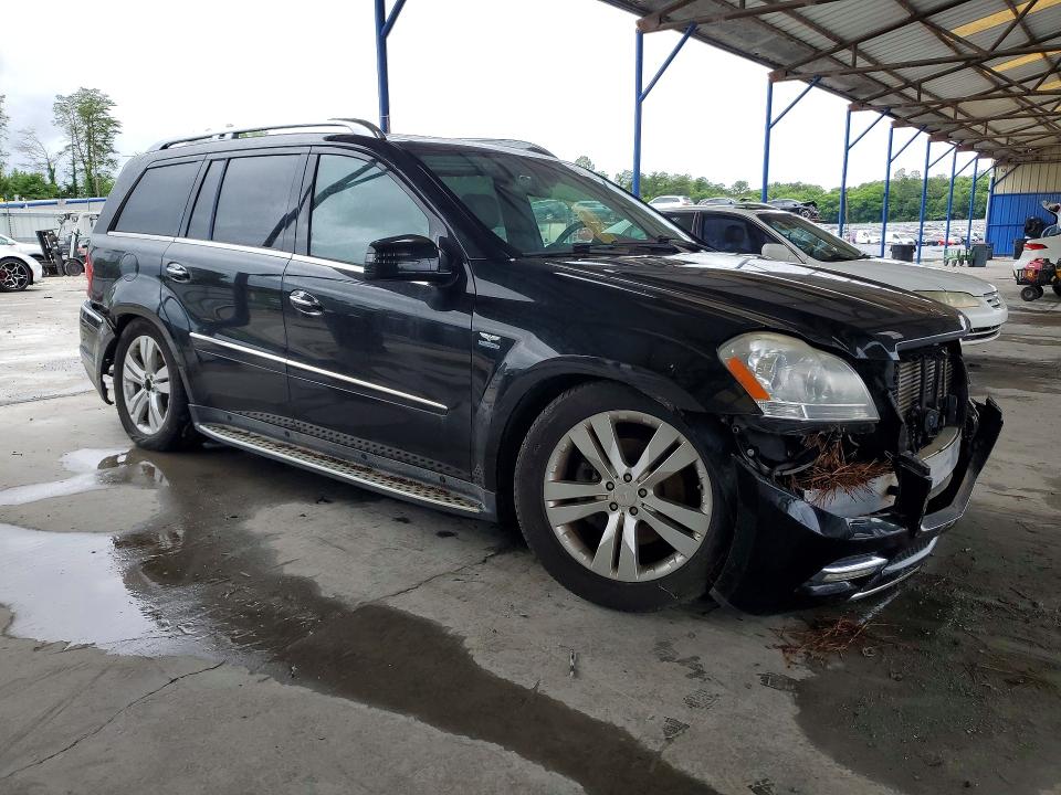 2012 Mercedes-benz Gl-klasse VIN 4JGBF2FE8CA799431 COPART salvage auction — FRONT END, GA - CERTIFICATE OF TITLE, sold $1,100 on 2026-07-09 (photo 4)