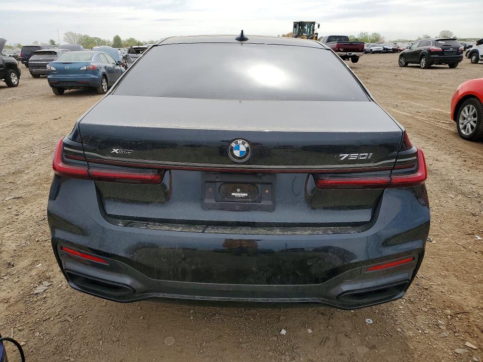 2022 BMW 7er VIN WBA7U2C03NCJ39116 COPART salvage auction — FRONT END, Il - Salvage Certificate, sold $11,300 on 2026-07-23 (photo 6)
