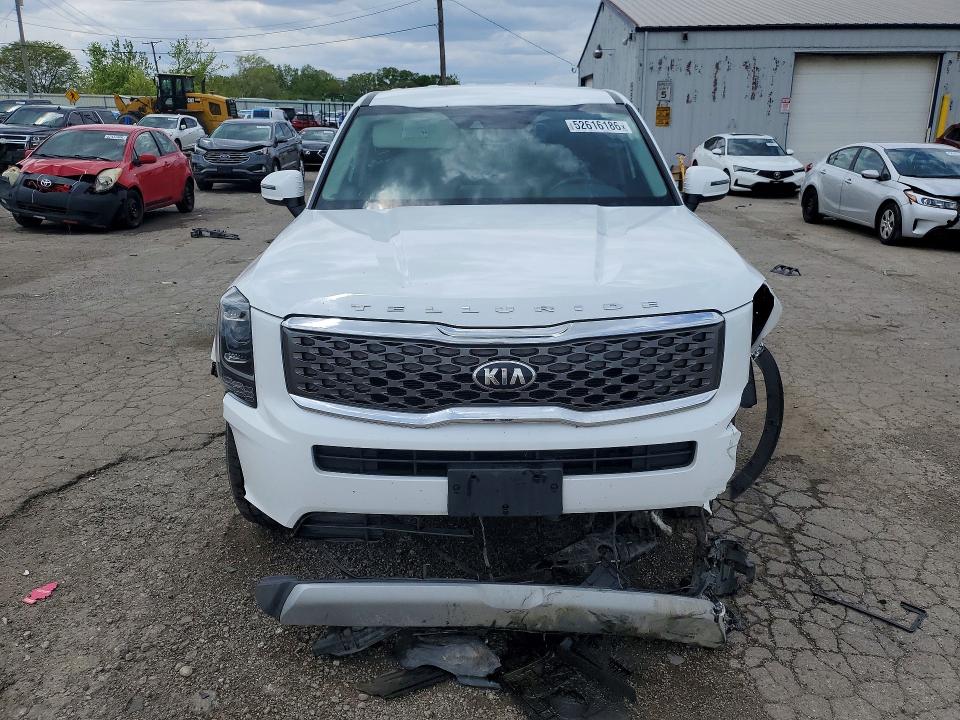 2020 Kia Telluride VIN 5XYP2DHC3LG015797 COPART salvage auction — FRONT END, Il - Salvage Certificate, sold $3,300 on 2026-07-29 (photo 5)
