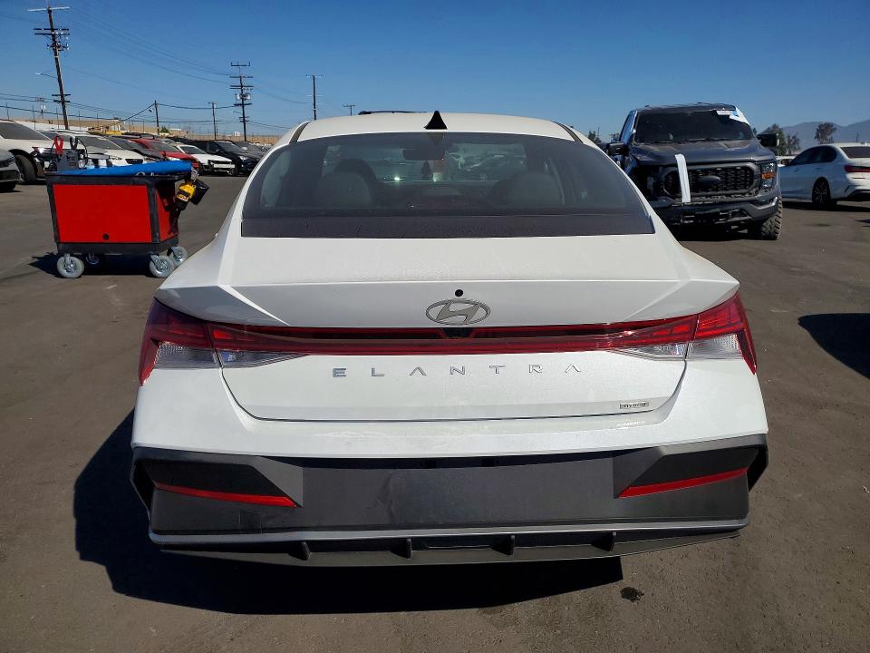2025 Hyundai Elantra VIN KMHLN4DJ8SU141687 COPART salvage auction — FRONT END, Ca - Salvage Certificate, sold $3,850 on 2026-07-27 (photo 6)