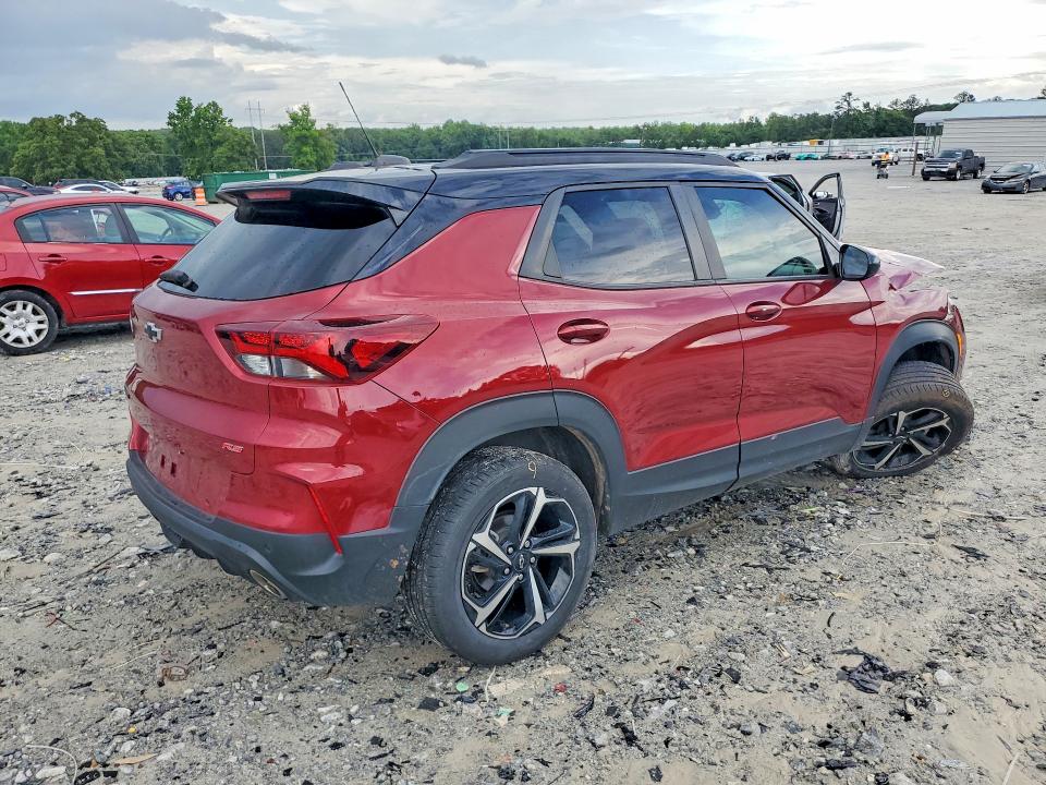 2022 Chevrolet Trailblazer VIN KL79MTSL3NB022555 COPART salvage auction — FRONT END, Ga - Cert Of Title-Salvage, sold $1,500 on 2026-07-13 (photo 3)