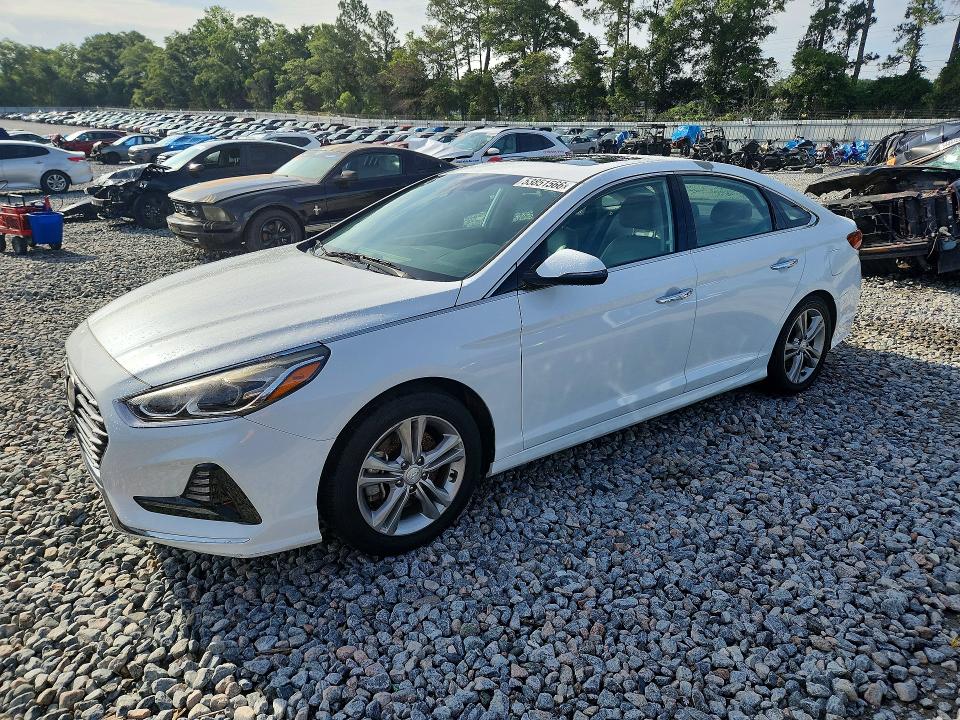 2018 Hyundai Sonata VIN 5NPE34AF7JH647491 COPART salvage auction — REAR END, Ga - Cert Of Title-Salvage, sold $2,400 on 2026-07-02 (photo 1)