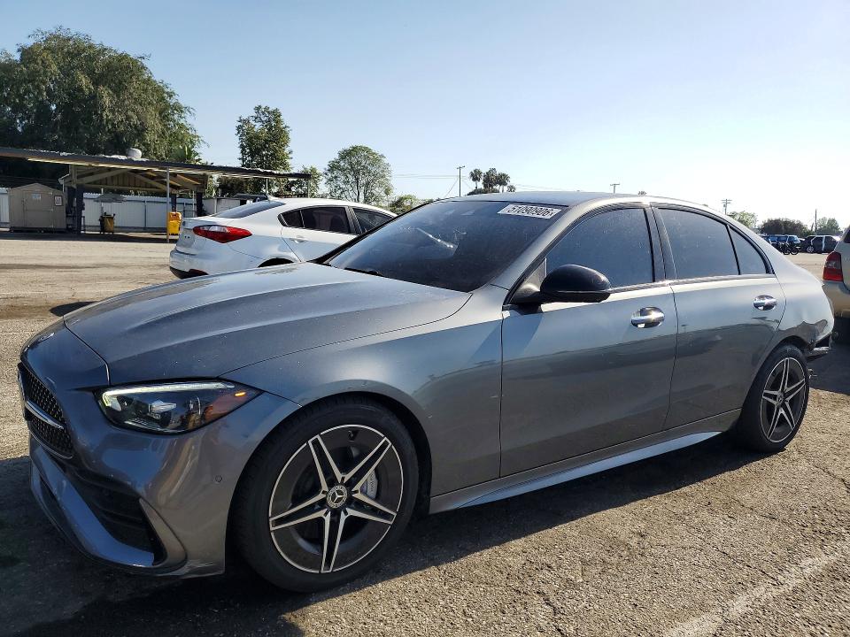 2024 Mercedes-benz C-klasse VIN W1KAF4HB0RR205798 COPART salvage auction — REAR END, Ca - Salvage Certificate, sold $23,900 on 2026-07-21 (photo 1)
