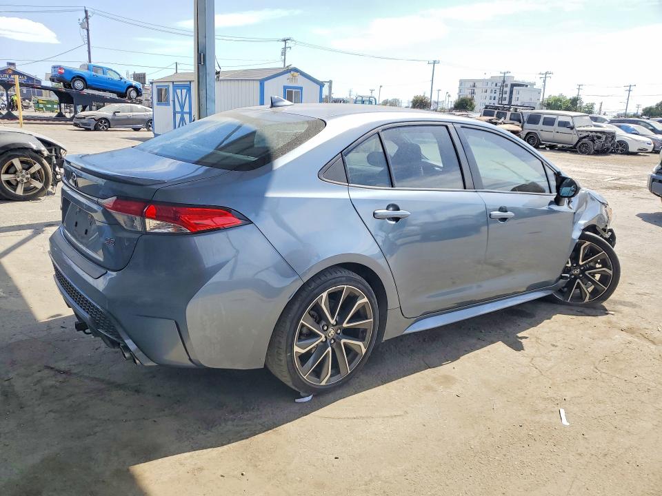 2020 Toyota Corolla VIN JTDS4RCE6LJ038579 COPART salvage auction — FRONT END, Ca - Salvage Certificate, sold $3,650 on 2026-07-13 (photo 3)
