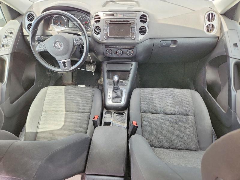 2015 Volkswagen Tiguan VIN WVGAV7AX1FW615605 COPART salvage auction — FRONT END, Ut - Salvage Certificate, sold $1,200 on 2026-07-10 (photo 8)