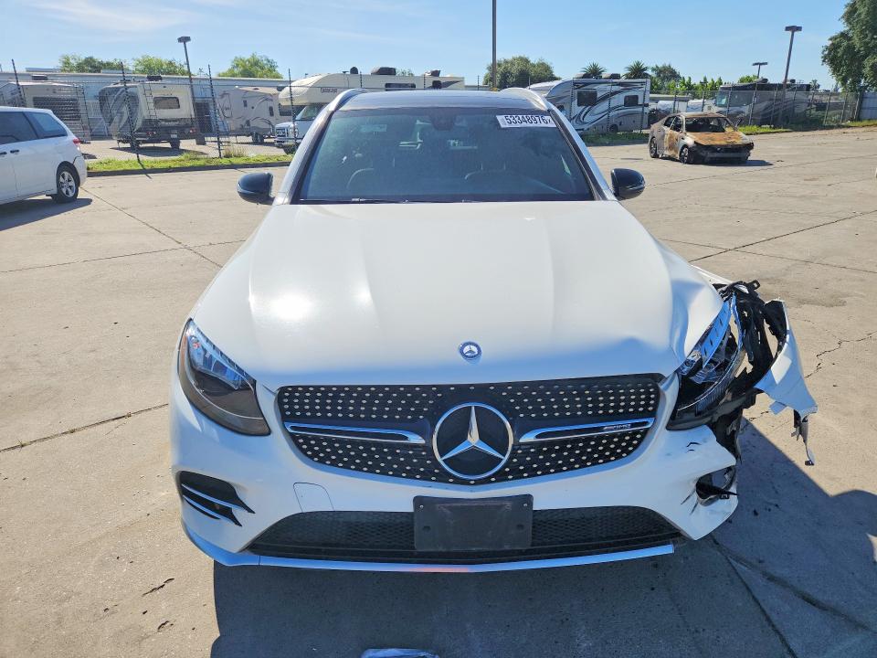 2017 Mercedes-benz Glc VIN WDC0G6EB1HF254439 COPART salvage auction — FRONT END, Ca - Salvage Certificate, sold $8,500 on 2026-07-13 (photo 5)