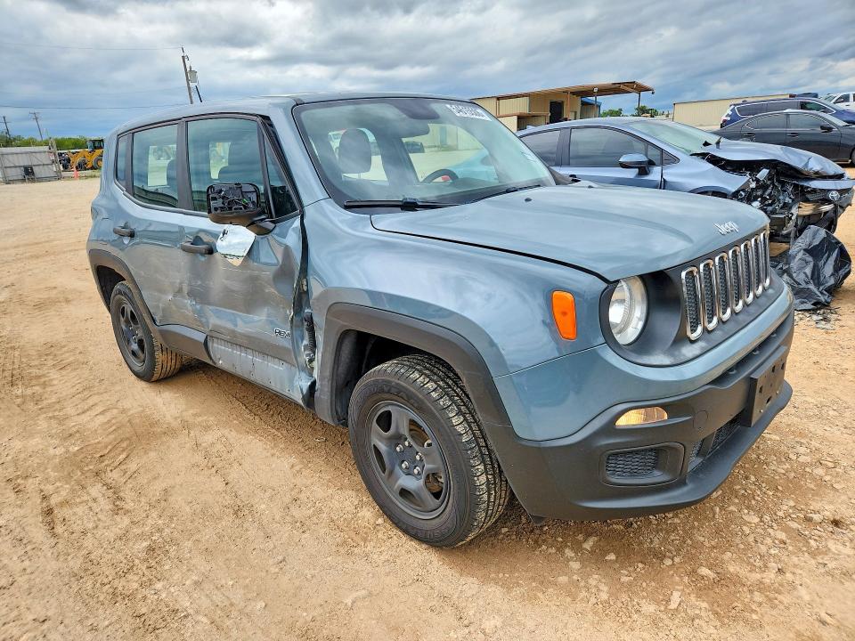 2017 Jeep VIN ZACCJBAB7HPG02566 COPART salvage auction — SIDE, Tx - Salvage Vehicle Title, sold $2,150 on 2026-08-06 (photo 4)