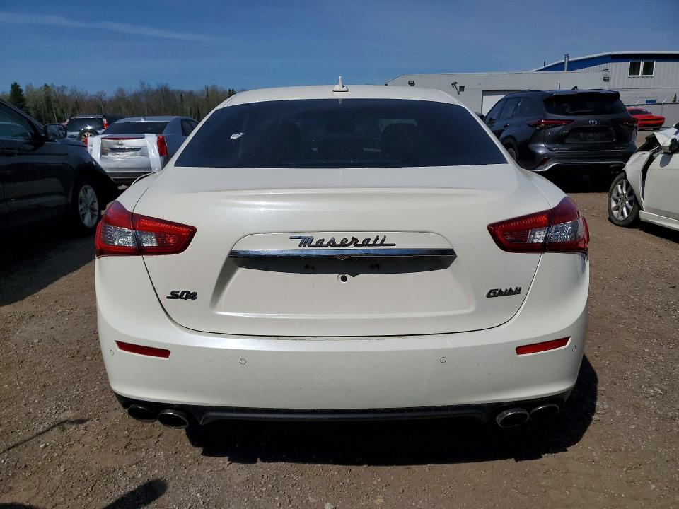 2017 Maserati Ghibli VIN ZAM57RTLXH1198857 COPART salvage auction — FRONT END, On - Permit Salvage, sold $4,150 on 2026-08-11 (photo 6)