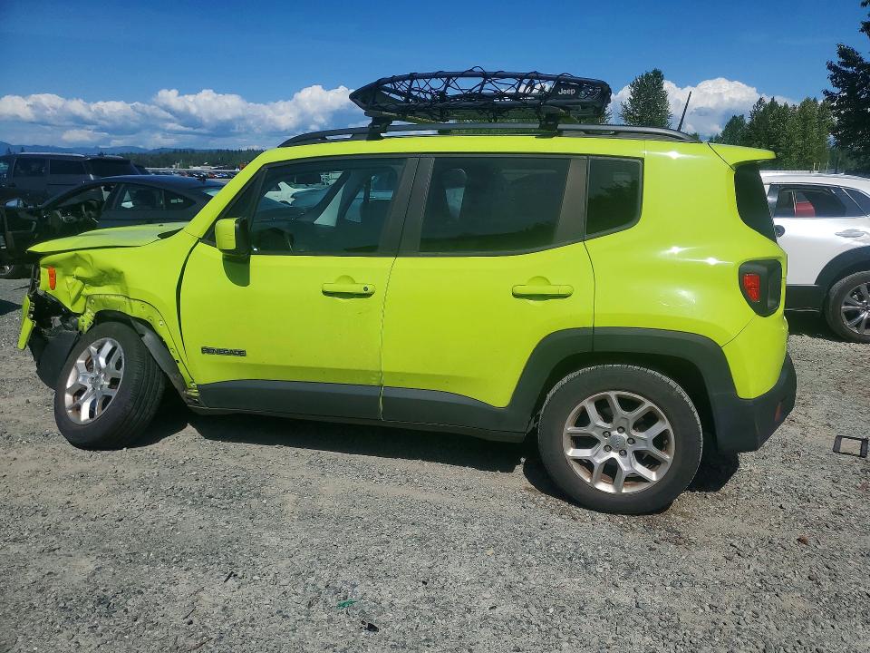 2018 Jeep Renegade VIN ZACCJBBB6JPH86547 COPART salvage auction — FRONT END, Wa - Bill Of Sale, sold $1,100 on 2026-07-20 (photo 2)