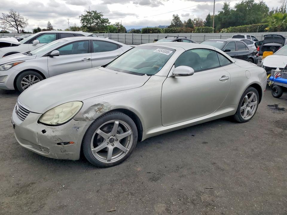 2002 Lexus Sc VIN JTHFN48Y120029795 COPART salvage auction — FRONT END, Ca - Salvage Certificate, sold $1,200 on 2026-07-07 (photo 1)