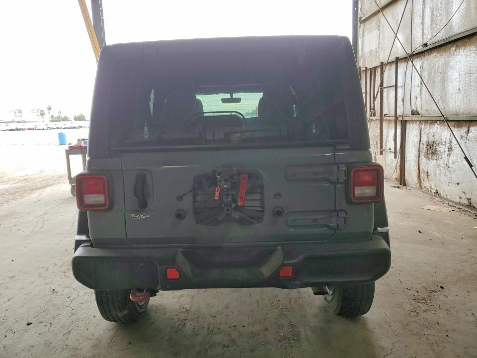 2021 Jeep Wrangler unlimited VIN 1C4HJXFN1MW610083 COPART salvage auction — BURN, IN - CERTIFICATE OF TITLE, sold $8,500 on 2026-08-26 (photo 6)