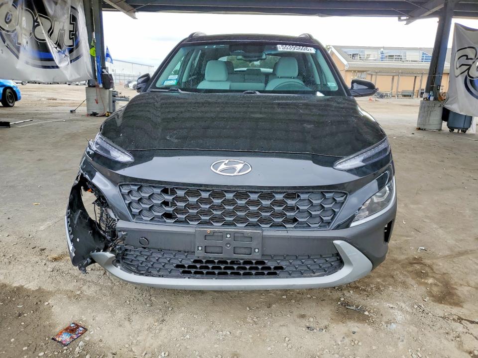 2023 Hyundai Kona VIN KM8K6CAB9PU930177 COPART salvage auction — FRONT END, Ca - Salvage Certificate, sold $15 on 2026-07-28 (photo 5)