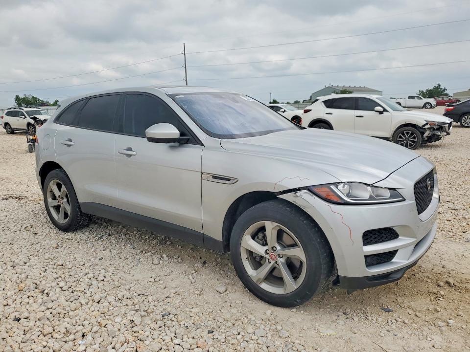2018 Jaguar F-pace VIN SADCJ2GX2JA236903 COPART salvage auction — FRONT END, Tx - Salvage Vehicle Title, sold $2,550 on 2026-07-16 (photo 4)
