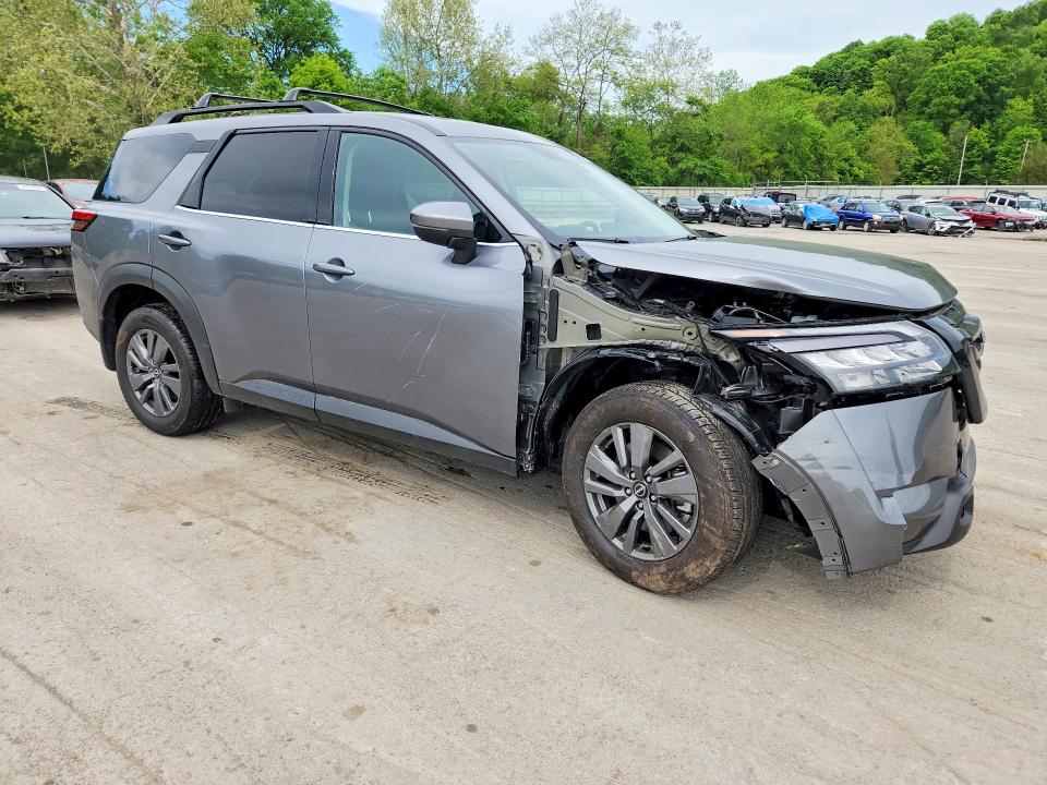 2025 Nissan Pathfinder VIN 5N1DR3BD0SC310770 COPART salvage auction — FRONT END, Oh - Cert Of Title-Salvage, sold $11,000 on 2026-07-02 (photo 4)