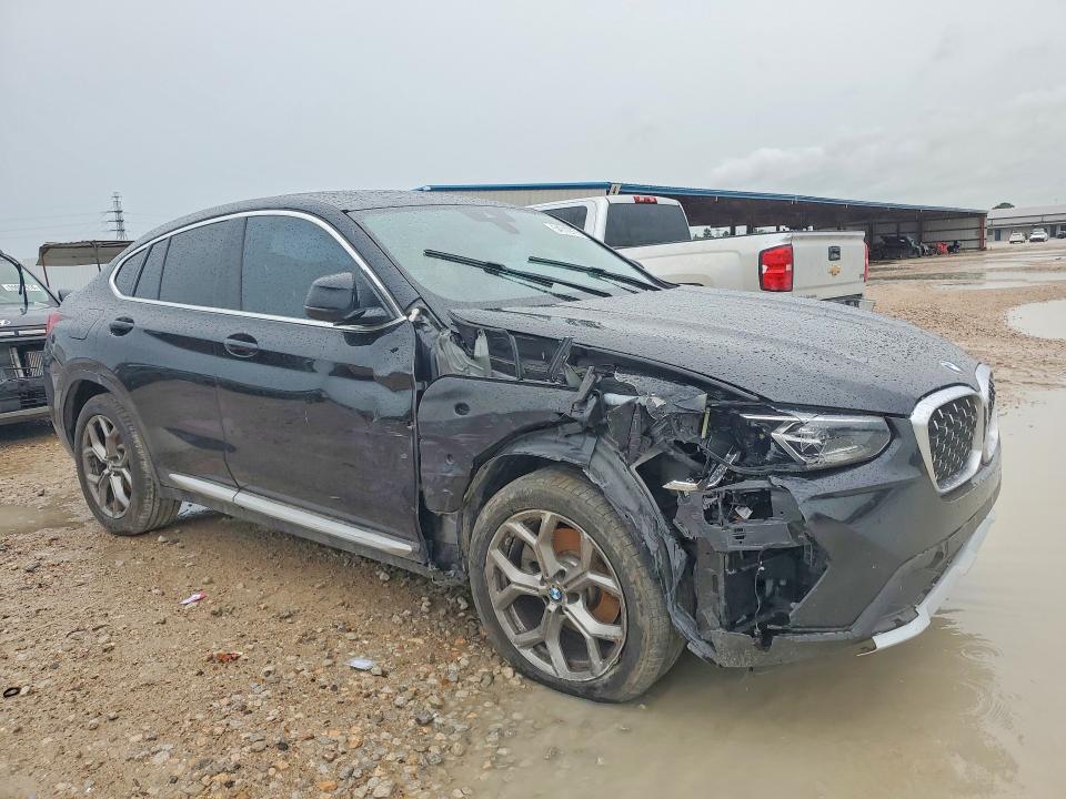 2025 BMW X4 VIN 5UX33DT09S9X83419 COPART salvage auction — FRONT END, Tx - Salvage Vehicle Title, sold $24,200 on 2026-07-31 (photo 4)