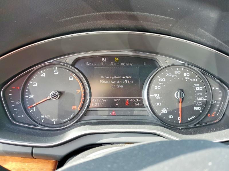 2022 Audi Q5 VIN WA1GAAFY1N2068912 COPART salvage auction — HAIL, Oh - Cert Of Title-Salvage, sold $14,600 on 2026-07-20 (photo 9)