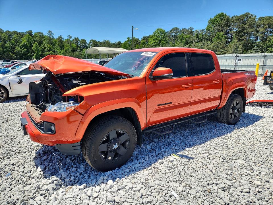 2016 Toyota Tacoma VIN 5TFCZ5AN7GX010973 COPART salvage auction — FRONT END, Ga - Cert Of Title-Salvage, sold $14,700 on 2026-07-09 (photo 1)