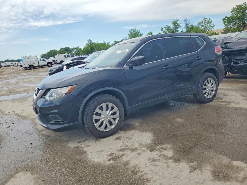2016 Nissan Rogue VIN JN8AT2MV2GW139202 COPART salvage auction — REAR END, Mo - Salvage Certificate Of Title, sold $2,150 on 2026-07-24 (photo 1)