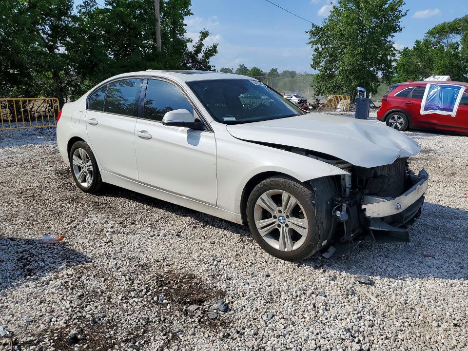 2016 BMW 3er VIN WBA8E9G50GNT46053 COPART salvage auction — FRONT END, Md - Cert Of Salvage < 75% Damage, sold $3,100 on 2026-08-18 (photo 4)