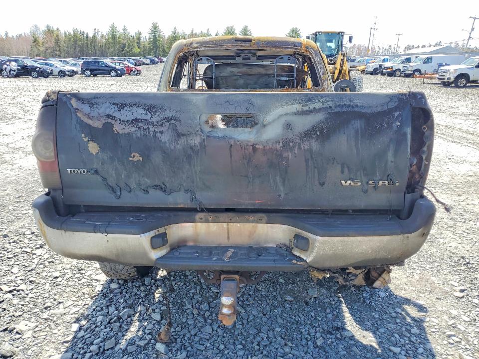 2010 Toyota Tacoma VIN 5TEUU4EN5AZ687432 COPART salvage auction — BURN, Ns - Cert Of Reg - Non-Repairable, sold $375 on 2026-07-02 (photo 6)