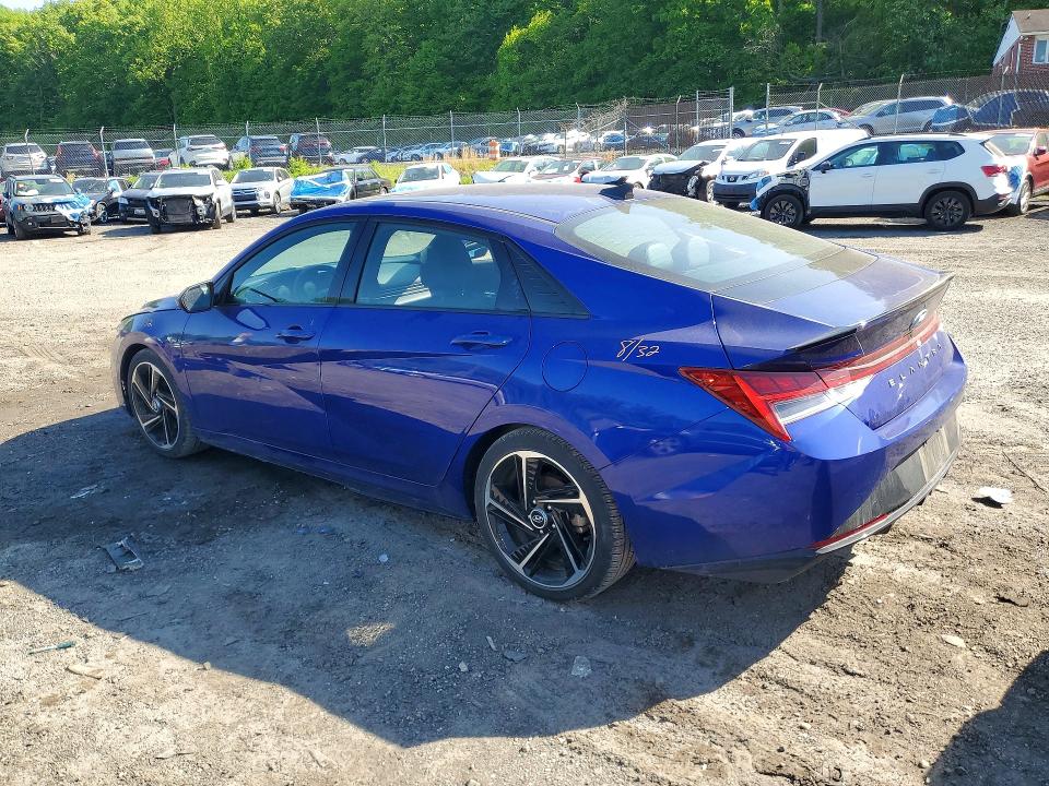2023 Hyundai VIN KMHLR4AF1PU492128 COPART salvage auction — REAR END, Id - Salvage Certificate Of Title, sold $4,550 on 2026-07-14 (photo 2)
